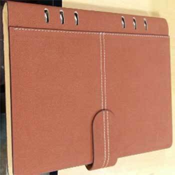Brown Leather File Holder