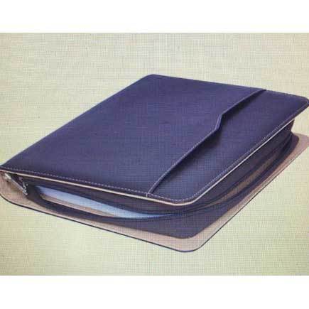 Blue Leather Cd Case