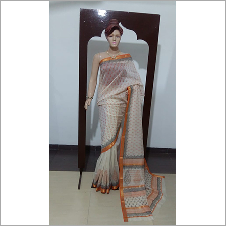 Cotton Silk Handloom Designer Saree