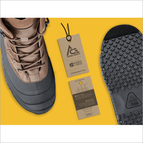 Brown Branded Shoes Hang Tag