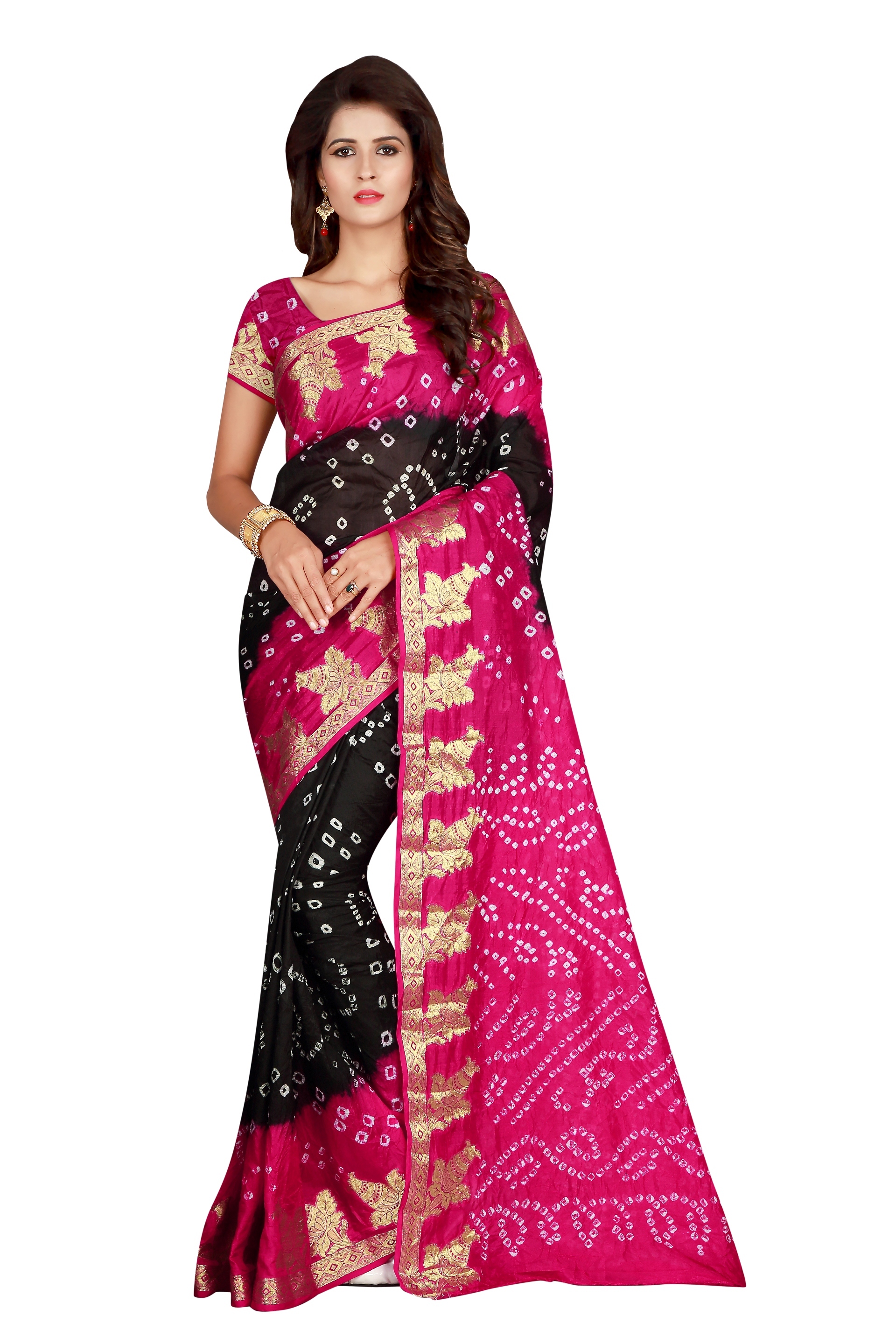 Festive Wear Cotton Saree with Rich Zari work Border and Flower Design