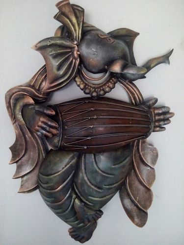 METAL GANESHA WALL PANEL