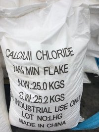 Calcium Chloride Flakes 74%