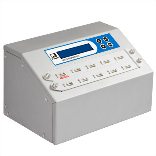 Intelligent 9 Write Protection Series - 1 to 9 USB Duplicator and Sanitizer (UB910C)