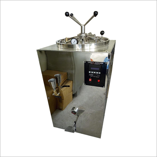 Vertical Rectangular Body Autoclave Chamber Size: 300 X 500 Mm