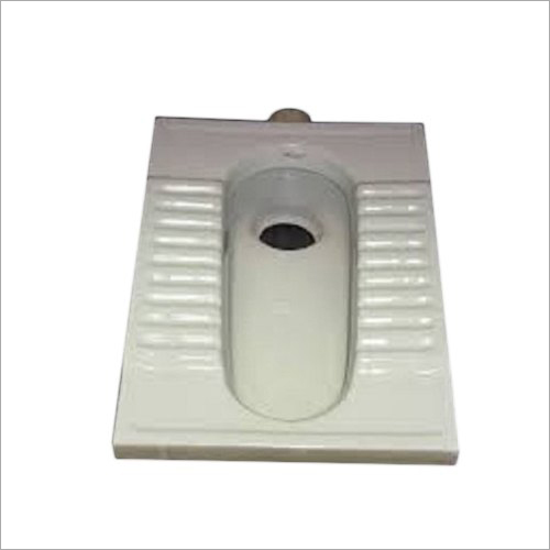 Open Front White Toilet Seat