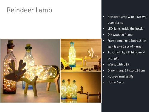 Reindeer Decorative Lamp