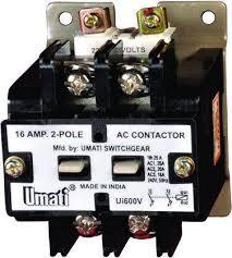 Mu -2 Pole Contactor Rated Power: 16a-32a