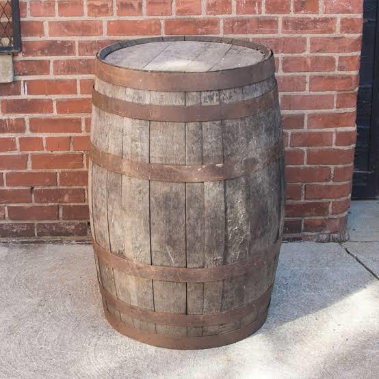 Antique Wooden Barrel