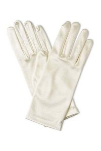 Hosiery Gloves - Cotton Material, Full Fingered Design, Plain White Style | Ideal For Comfort And Versatility