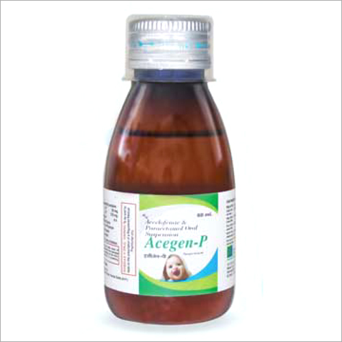 Aceclofenac Paracetamol Oral Suspension General Medicines