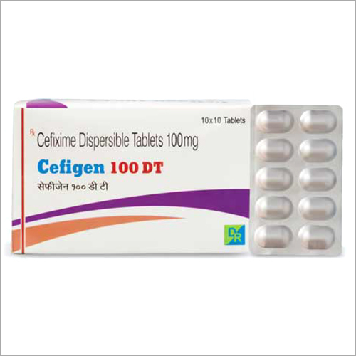 100 mg Cefixime Dispersible Tablets