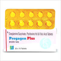 Doxylamine Sussinate Pyridoxine Hcl And Folic Acid Tablets