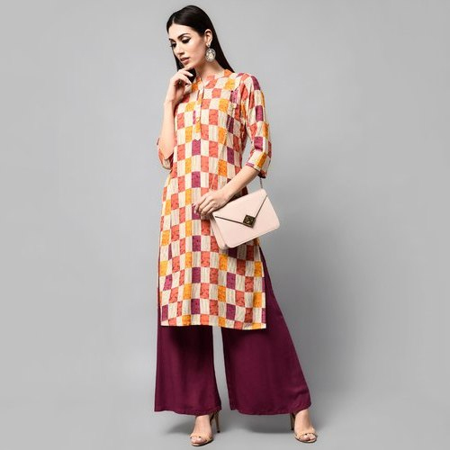 Designer Ladies Kurta With Palazzo