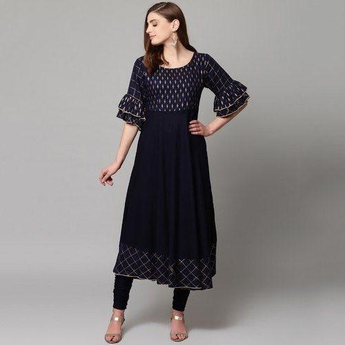 libas black kurti