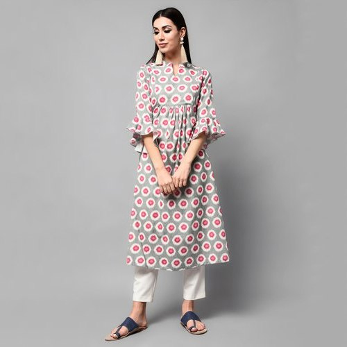 Rayon Printed Ladies Dress