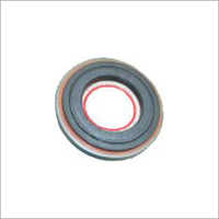 Seal Rear Axle Set Of 3 - Rubber And Metal, Standard Size, Black And Red, Mechanical Seal, Press Fit Mounting
