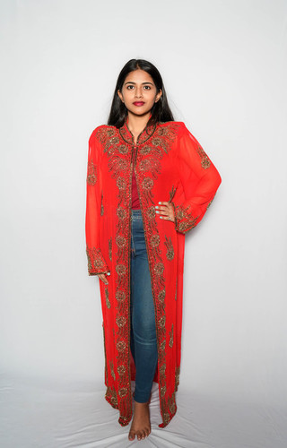 Red kaftan abayas Red kaftan abayas