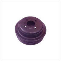 Massey Ferguson Fan Drive Pulley - Cast Iron, Standard Size, Black | Smooth Finish, Bolt-on Mounting, Manual Power Mode