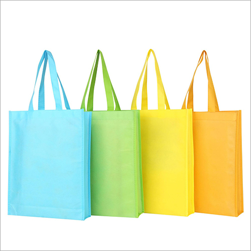 Eco Friendly Non Woven Shopping Bag - Multicolored Plain Design | Loop Handle, Stylish And Practical