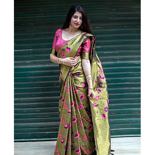 Green Silk Saree