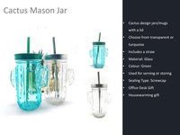Cactus Mason Jar