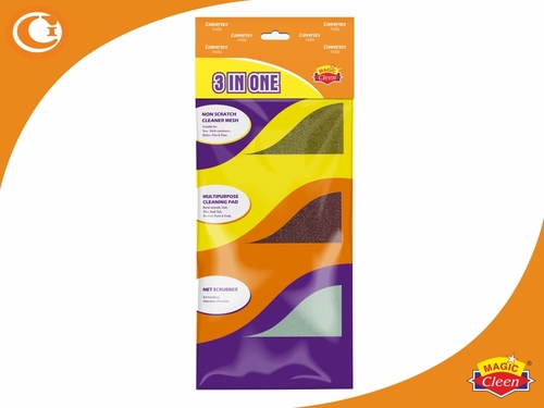 Magic Clean 3-In-1 Scourer Pad