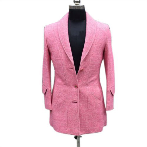 Pink Ladies Long Blazer