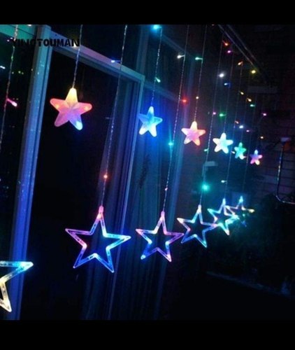 Star Pixel Curtain Lights WW