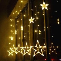 Star Pixel Curtain Lights WW