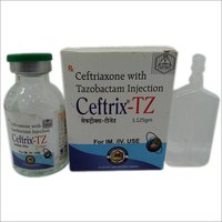 Ceftriaxone 11 Gm + Tazobactum 0.125 Gm - Brand Name: Ceftrix-tz