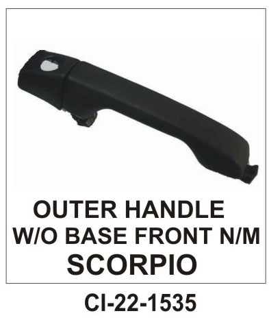 Outer Handle w/o Base front n/m SCORPIO