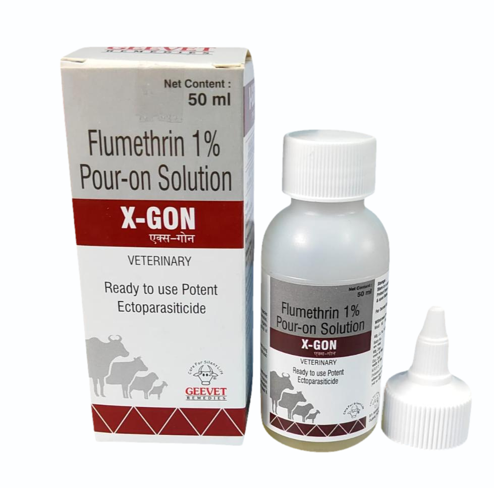 Flumethrin 1 % Pour-On Solution Ingredients: Chemicals