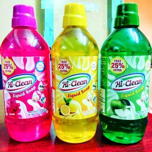 Plastic Hi Clean Liquid Soap Oil