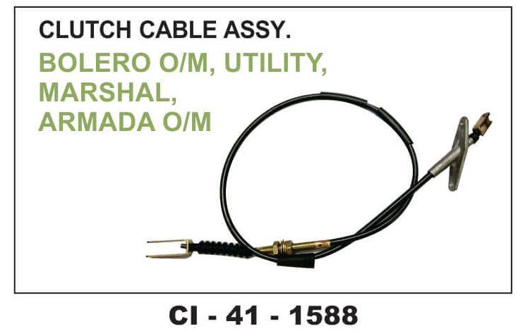 Clutch Cable Assy BOLER o/m, UTILITY, MARSHAL, ARMADA o/m