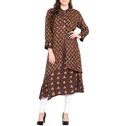 No Fade Ladies Short Layered Kurti