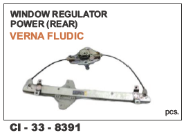 Window Regulator Power(Rear) VERNA FLUDIC