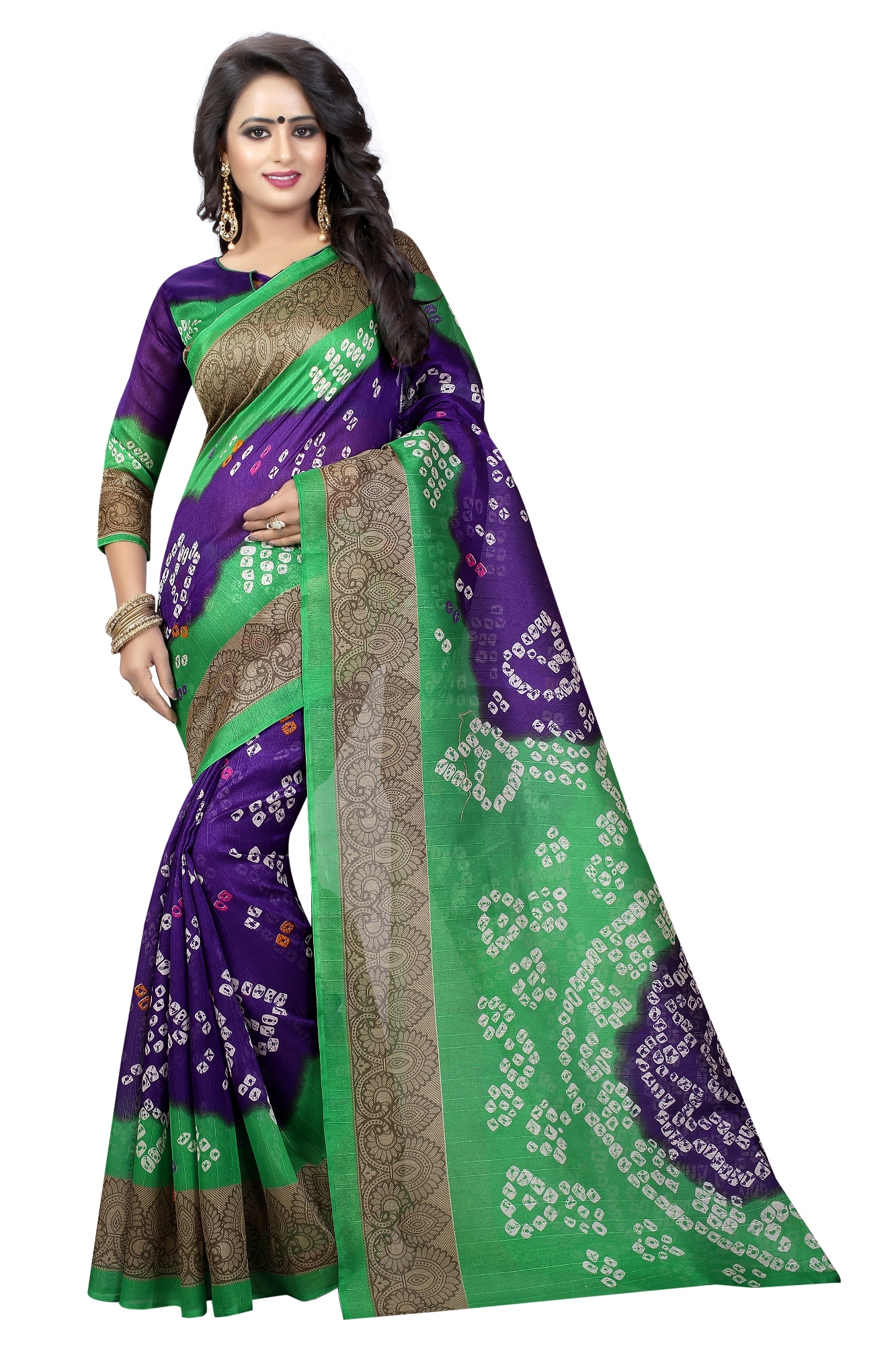 Bhagalpuri printed saree