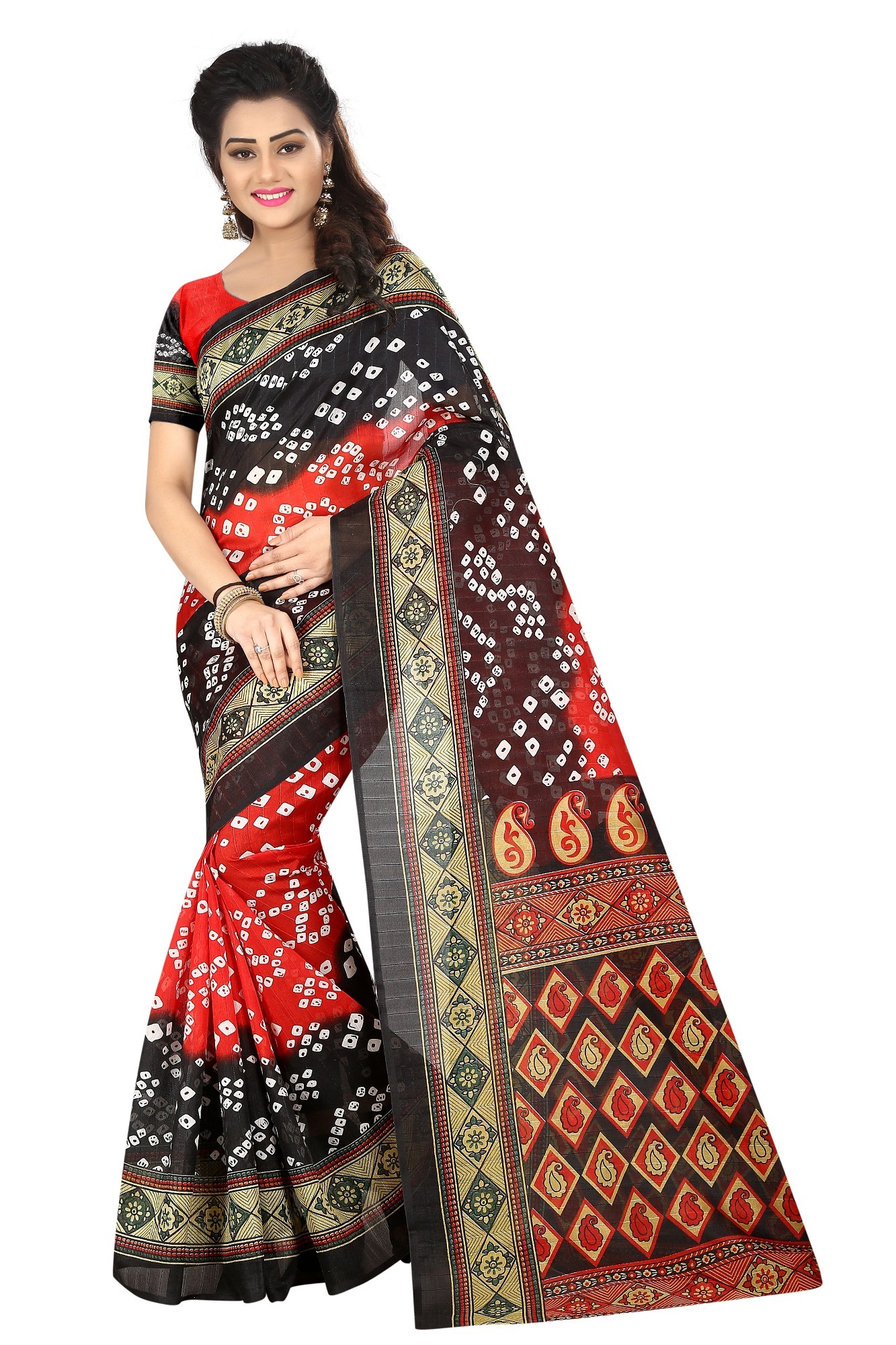 Bhagalpuri printed saree