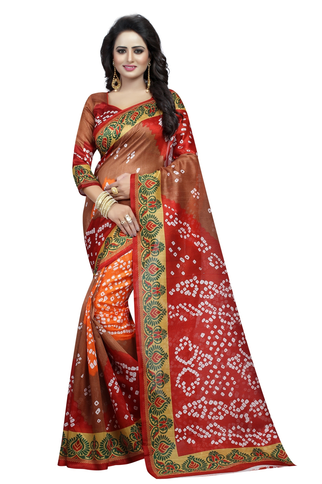 Bhagalpuri printed saree