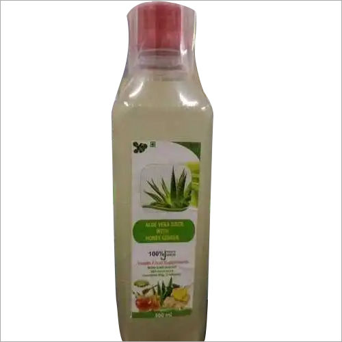 Aloevera juice with honey ginger