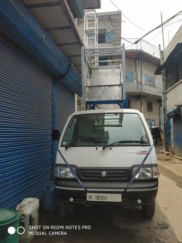 Silver Vehicle Mounted Ladder