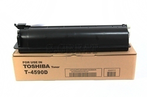 Toshiba E-Studio 256 4590D Toner Cartridge - Original Black, 18000 Page Yield | Compatible with E-Studio 256/306/356/456 Printers, Laserjet Print Technology
