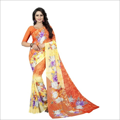 Fancy kimaya georgette saree