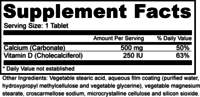Calcium Vitamin D Tablet