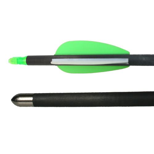 AdraXx 30inch Carbon Fibre Arrow With 400 Spine For 65-80 LBs Recurve Bow
