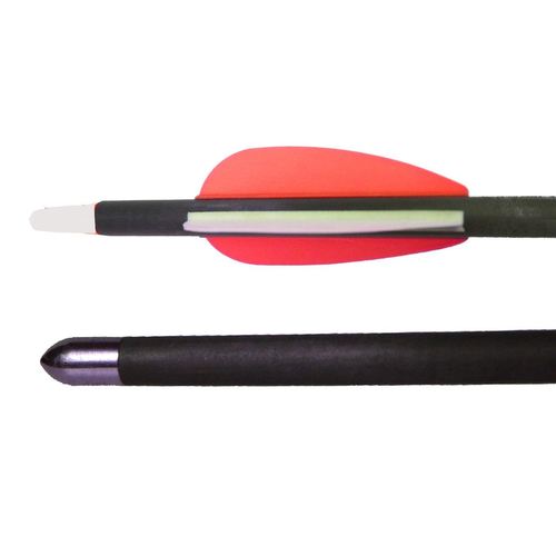 AdraXx 32inch Carbon Fibre Arrow With 400 Spine For 45-65 LBs Recurve Bow (Set of 3)