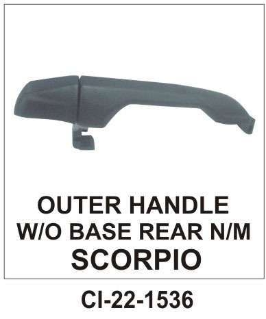 Outer Handle w/Base Rear n/m SCORPIO - Durable Automotive Materials | Compatible with 4-Wheeler Vehicles, Covered by Warranty