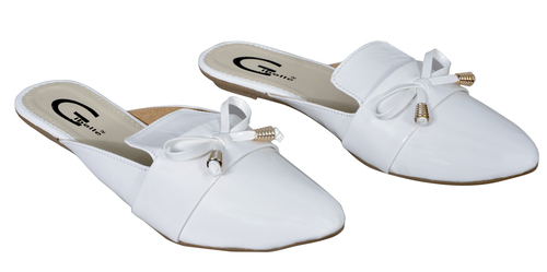 Ladies Flat Mule Loafers