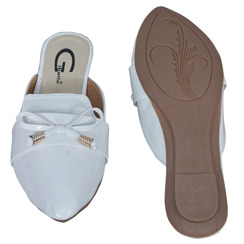 Ladies Flat Mule Loafers